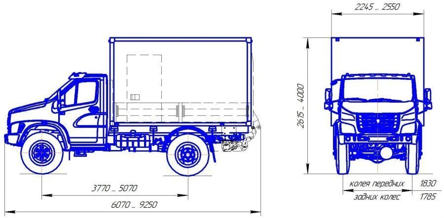 Diesel Trucks with Maximum Allowable Weight 3.5t to 12t Type 4 - Flatbed Platform