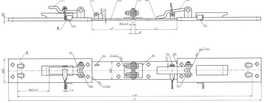Connecting Strip with Rail Type R65 (Project SP584)