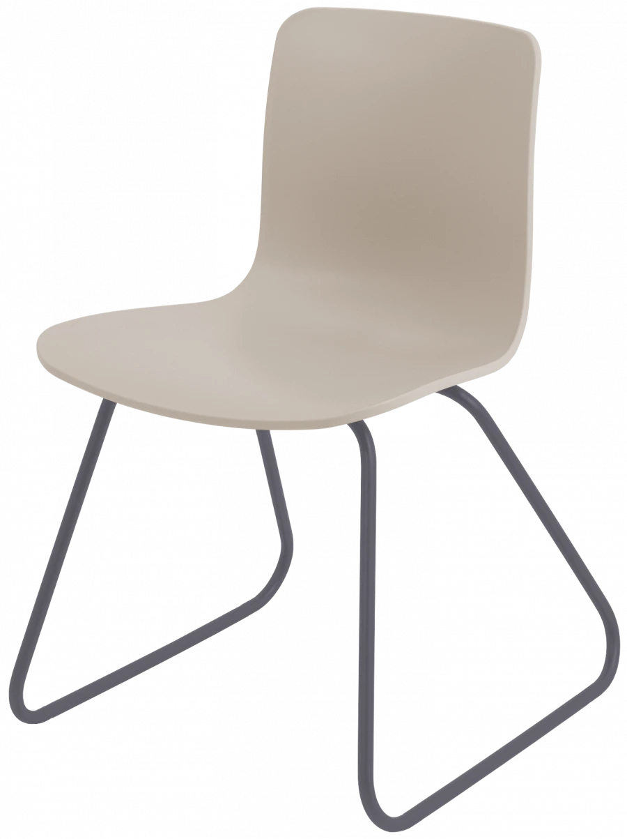 Metal Frame Chair with Plastic Seat, Model SP 13, 14, 15