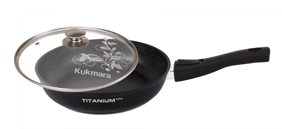 Aluminum Non-Stick Frying Pan 280mm with Detachable Handle - Kukmara Titanium Pro