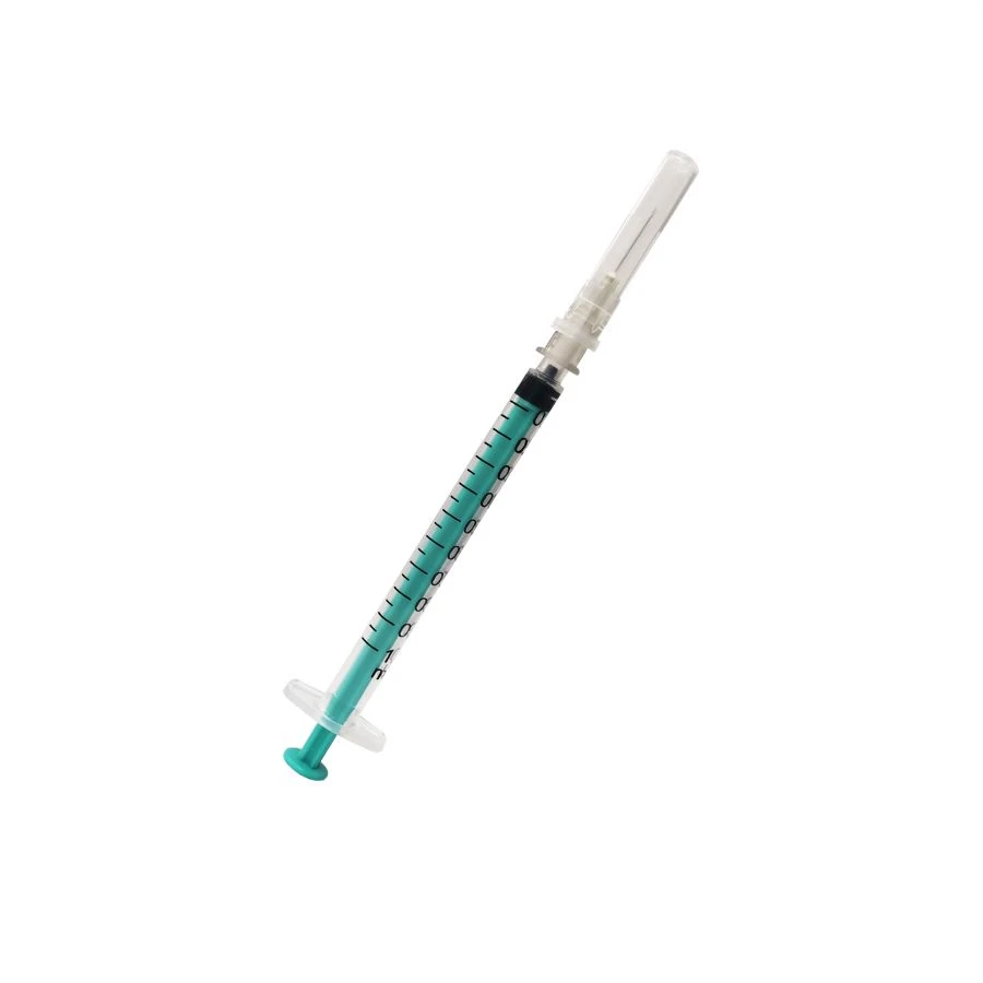 Sterile Single-Use 3-Part Injection Syringes with Needles 1ml