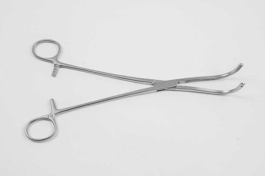 Curved Renal Pedicle Clamp, Small, 230 mm Model VZ-Z-4