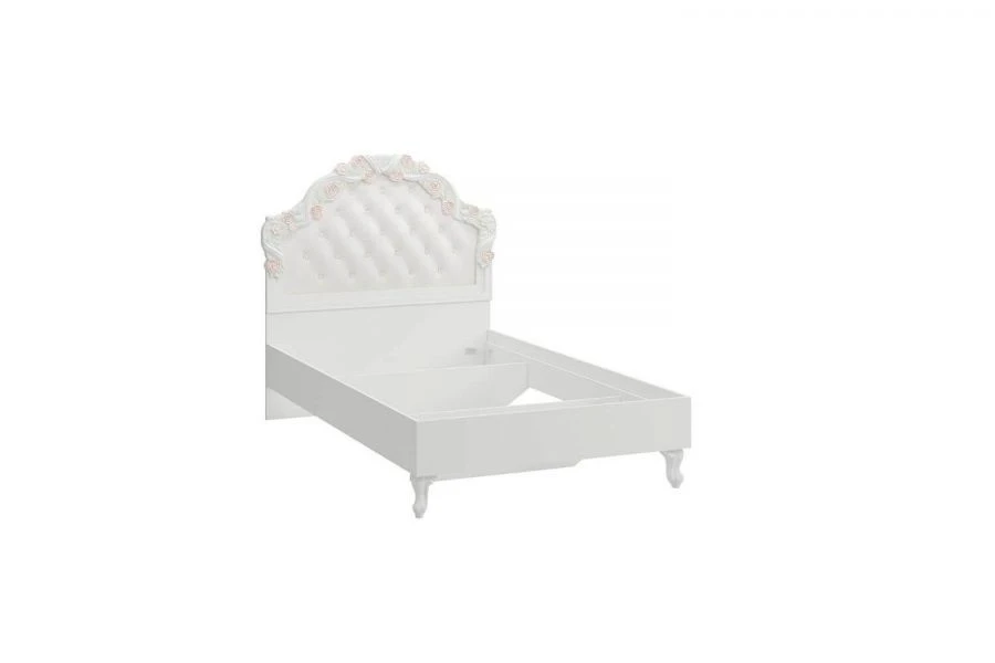 Louisa Bed Headboard 1200 (Alabaster/Champagne 1002, Version 2)