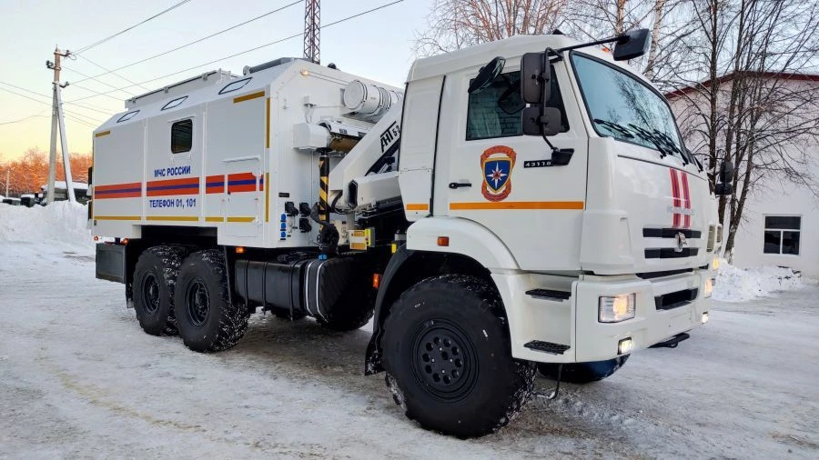 Mobile Workshop Vehicle AMG Model 574232 on KAM Chassis