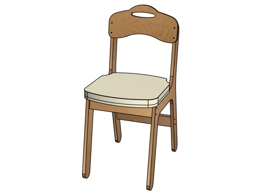 Soft Seat Chair for Preschool Play - Timosha H=260 Model StD30
