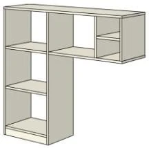 Wooden Office Desk Shelf - Rio Base Set