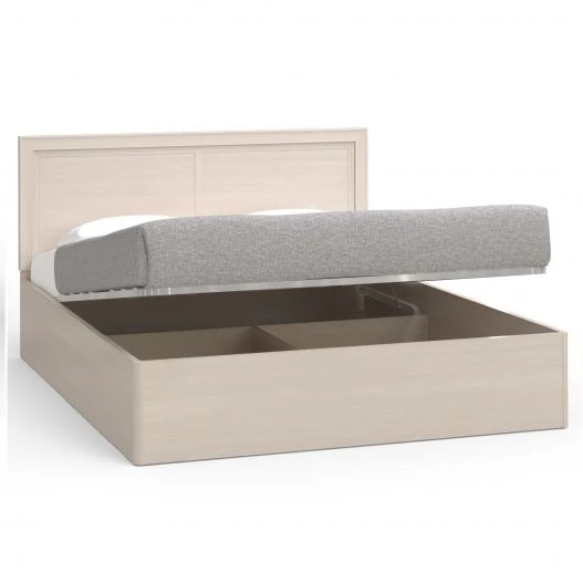 Camilla Rectangular Double Bed AN9-01.T8L with Slats (1600mm)