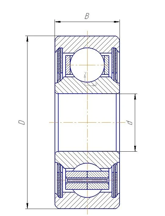 Rolling Bearing 6-60202-ETU 100/3