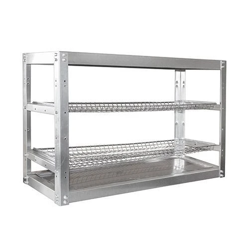 Wall-Mounted Glass Drying Rack with 2 Shelves, Model SKSK-2KE