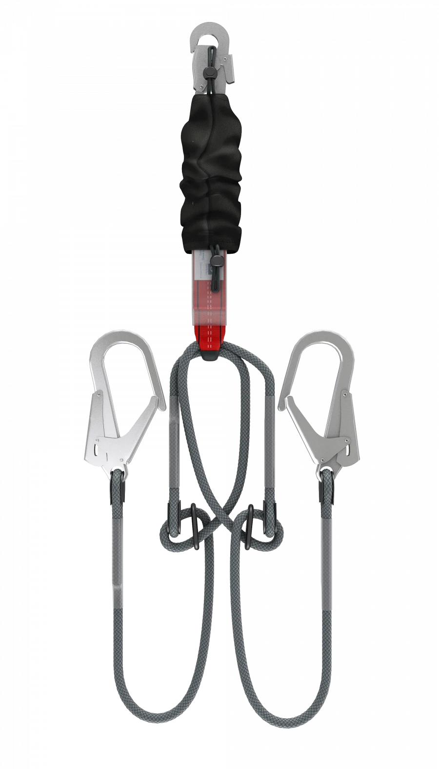 Double Adjustable Fire-Resistant Safety Harness with Shock Absorber AFB222