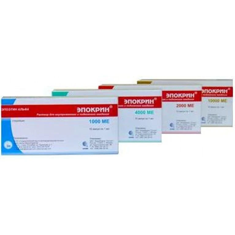 Epoetin Alpha Injection Solution for IV and Subcutaneous Use 1000 IU, 10 Ampoules