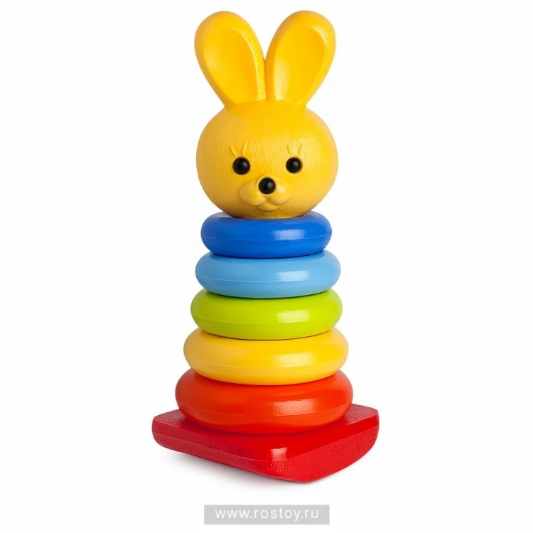 Rabbit Rocking Pyramid Toy for Kids