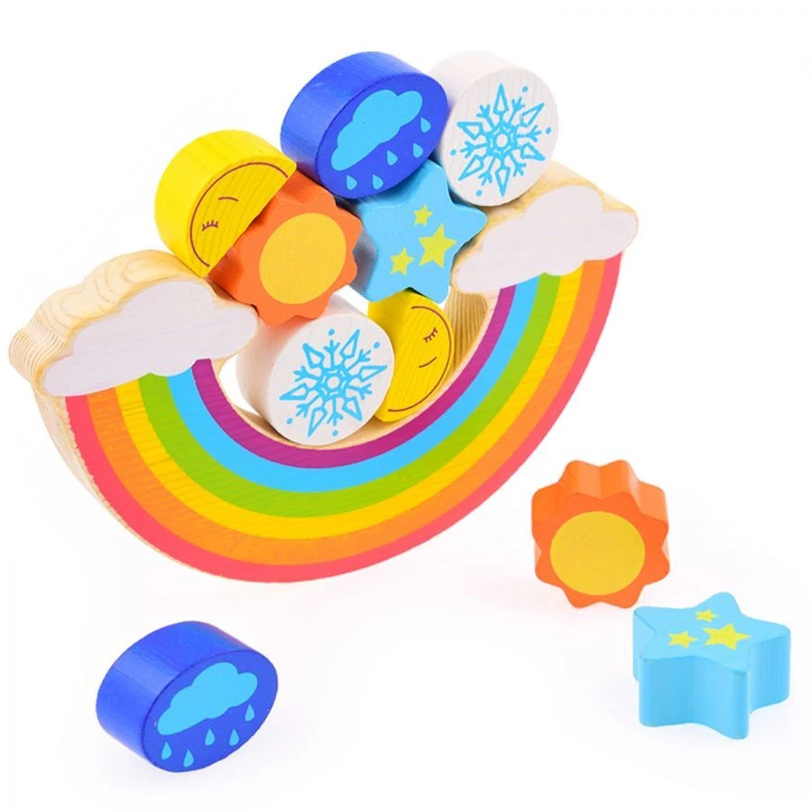 Rainbow Balancer Toy Set (11 Pieces) Model 1-09
