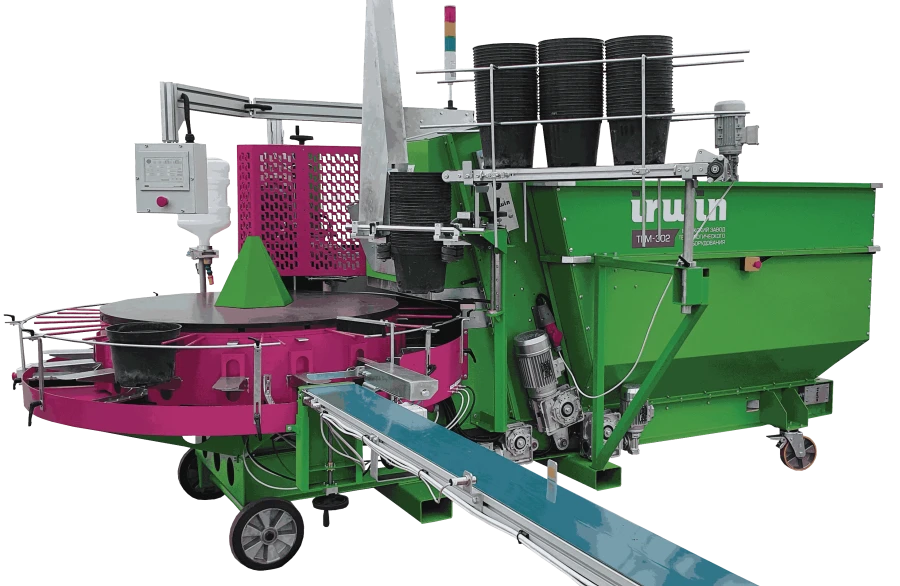 Automatic Peat Filling Planting Machine for Pots IRWIN TFM-302