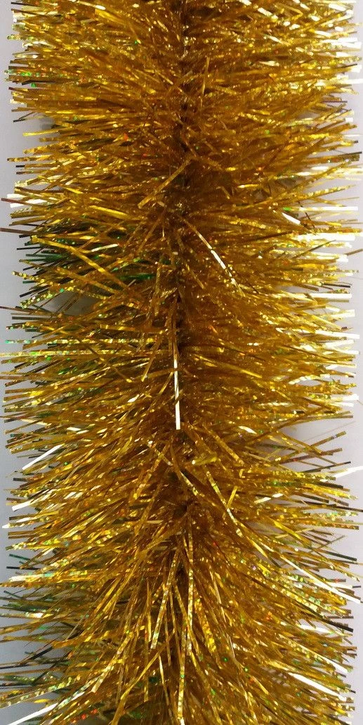 6-Layer Tinsel Decoration, Length 1.8M, Gold