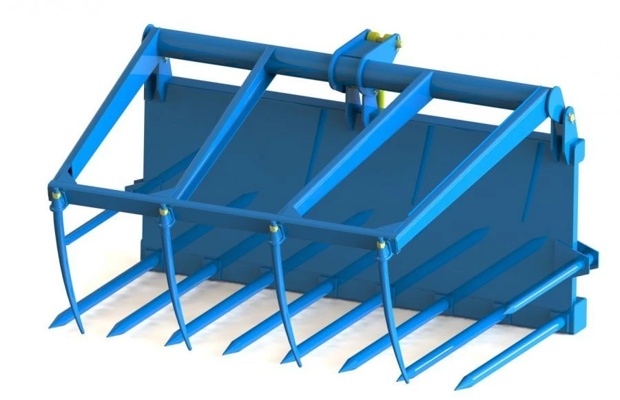 Universal Agricultural Fork Attachment for Loader PKU-0.8: Forks PKU-0.8-12