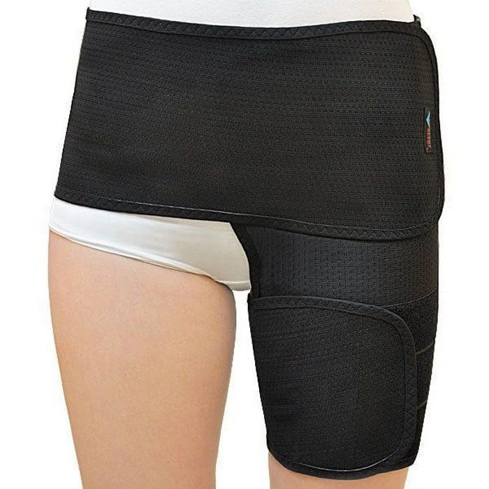 Supportive Hip Joint Brace with Elastic Inserts