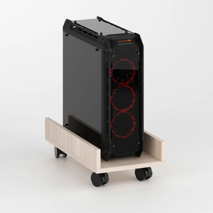 Computer Case Stand with PVC Edging