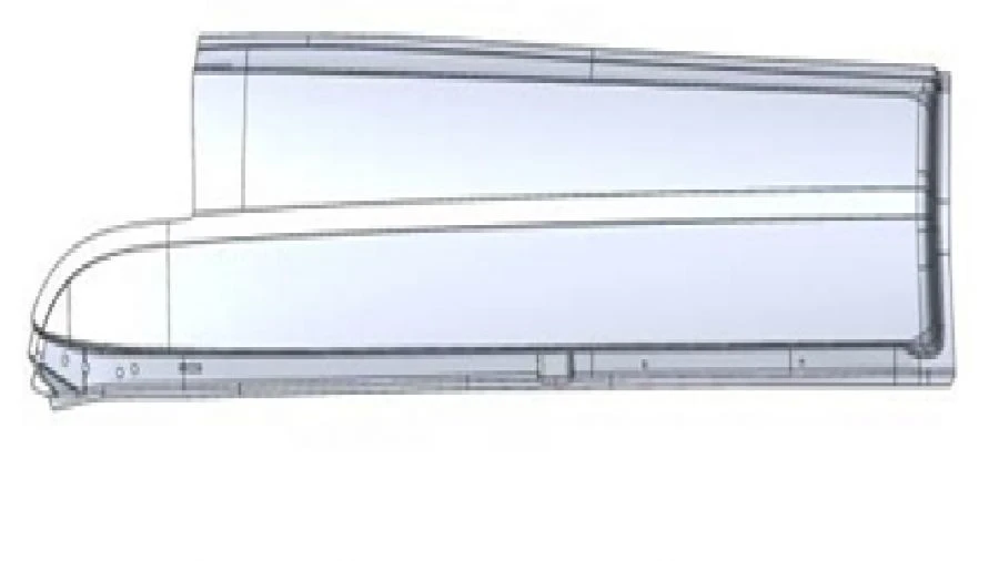 Left Roof Panel for Cars A9606579109