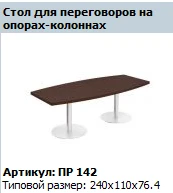 Premier Conference Table End Top PR 441