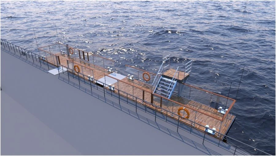 Floating Dock for Passenger Embarkation/Disembarkation, Project KN.025/PR1