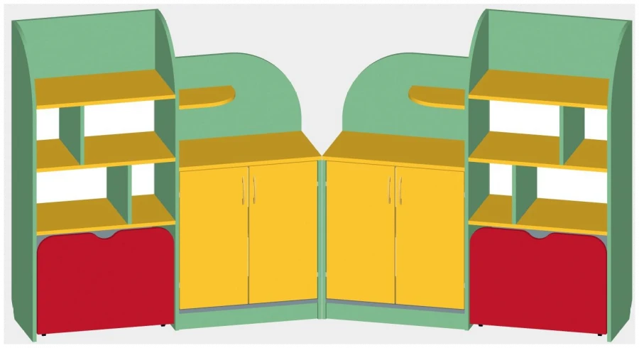 Umka Wall Unit Art. S.06.92 - Versatile Storage Solution