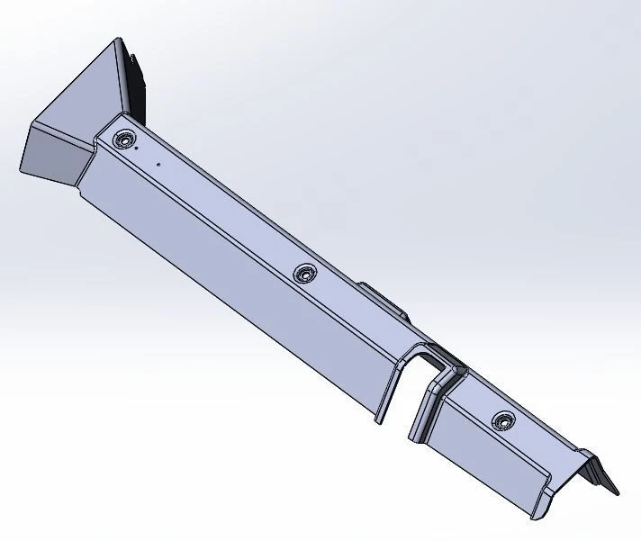 Left Rear Pillar Cladding for Tractor Cab PD 2001.67.06.005