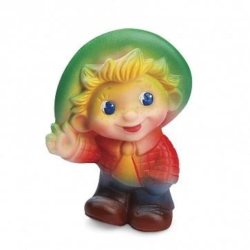 Cheerful Boy in Hat Toy