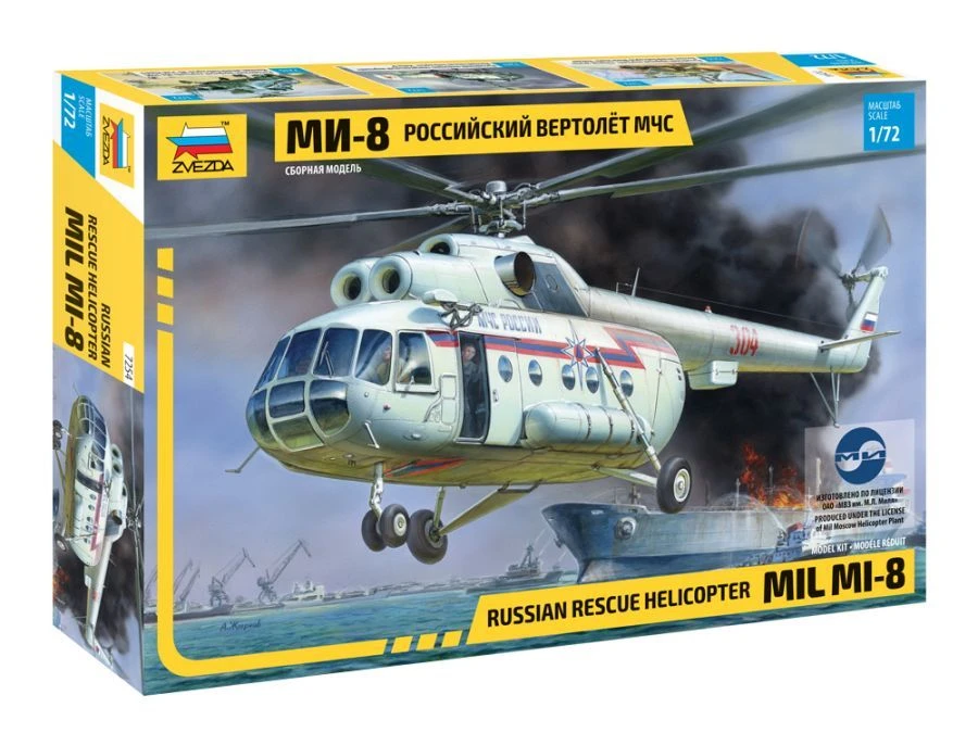 Mi-8 Emergency Situations Helicopter Model Kit
