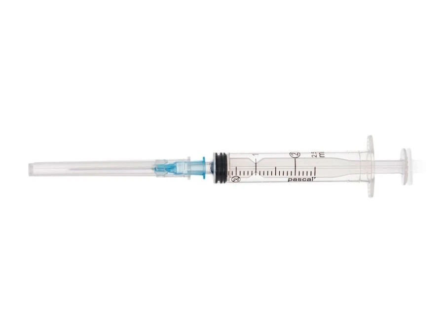 Sterile Single-Use Three-Component Luer Injection Syringe 2ml with 23G x 1 Needle