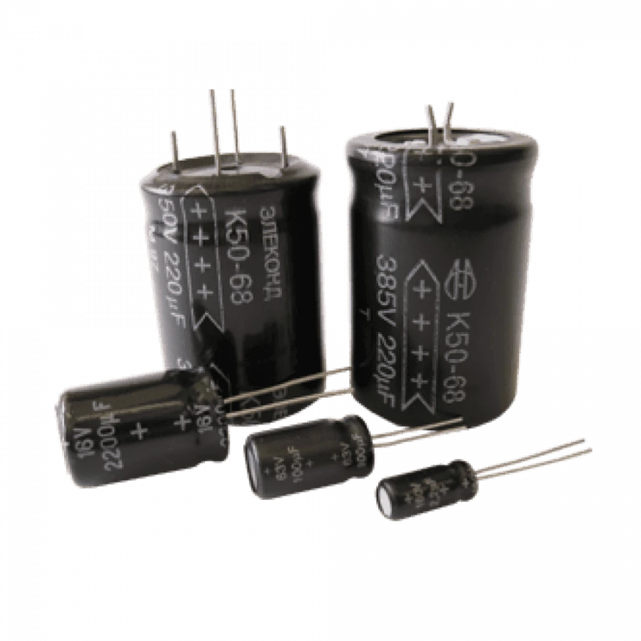 Small-sized Aluminum Oxide Electrolytic Capacitors K50-68 EVAЯ.673541.003TU