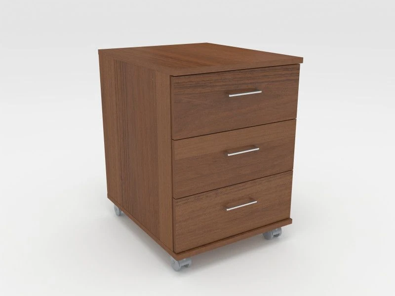 Mobile Pedestal with Drawers for Office Storage