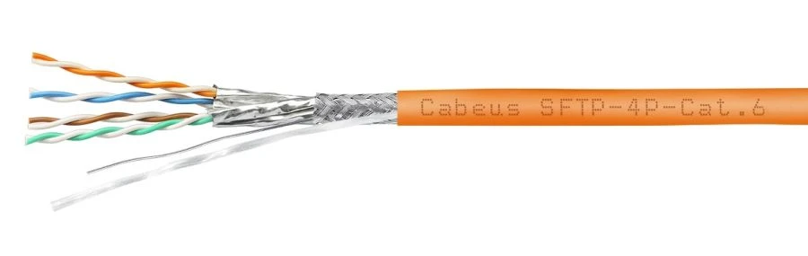 Symmetrical Communication Cable for Digital Transmission Cabeus S/FTP, Category 6