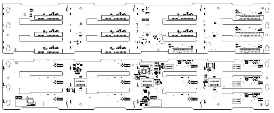 8-Bay LFF Expansion Module TRI Model YADR.469555.070