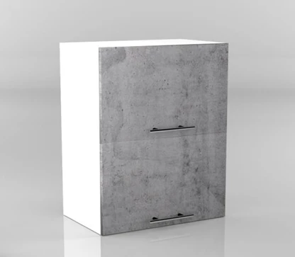 High Wall Cabinet with 2 Horizontal Doors