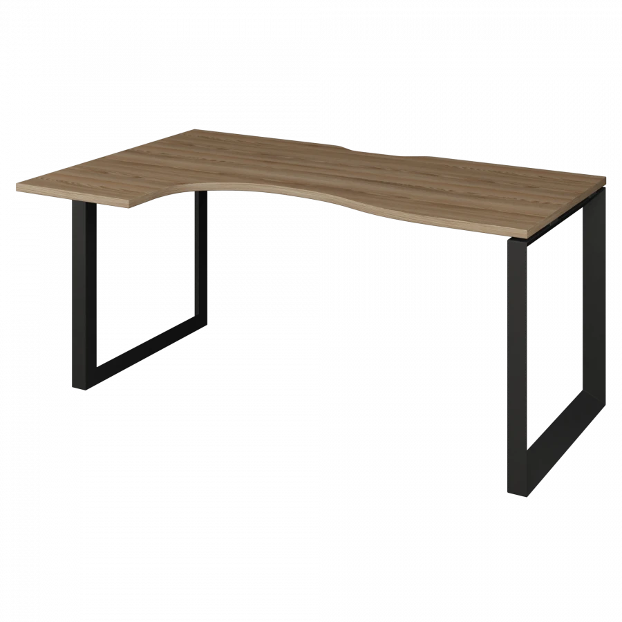 Corner Table NTMPO-040.LV with Metal Frame