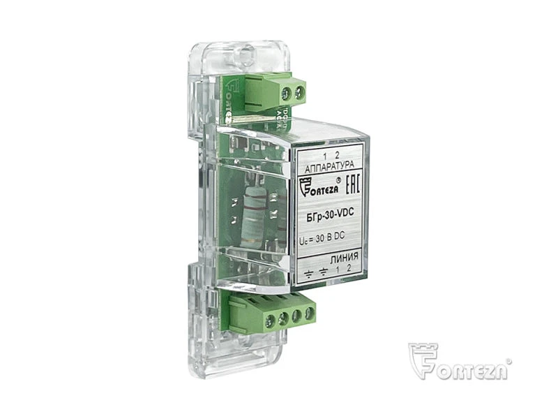 Surge Protection Block for Power Supply Systems "Block BGr-30V DC