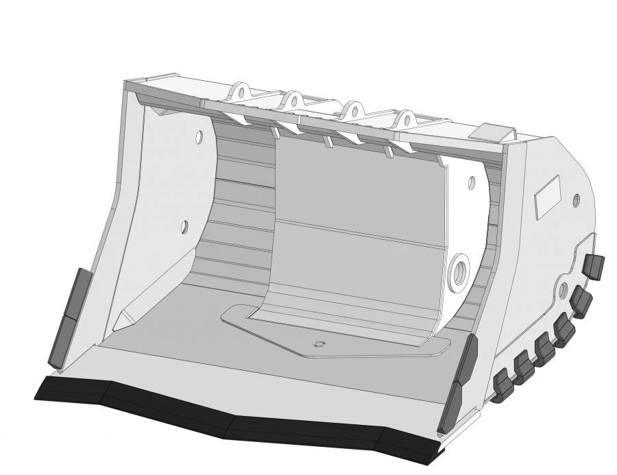 Rock Bucket 4.6m³ R1600G-ULR-480-MX