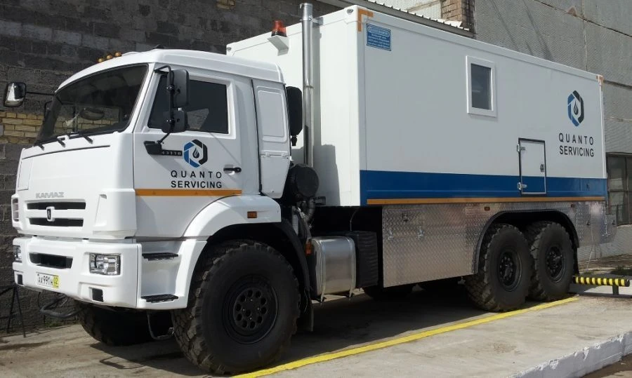 Self-Propelled Logging Lift PKS Model 69574G on KAMAZ-5350-D5 Chassis