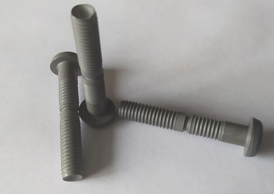 Titanium Alloy Bolt-Rivet Pins with Flat-Rounded Head, Diameter p6