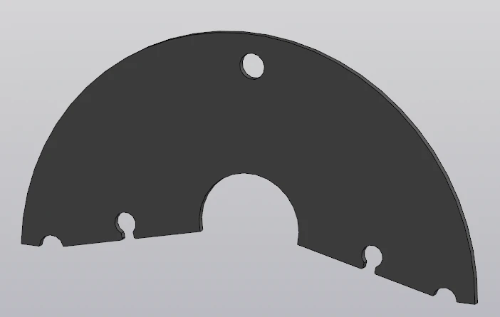 Rotor Frame Cover Element 1 - M03-C8-20-031135