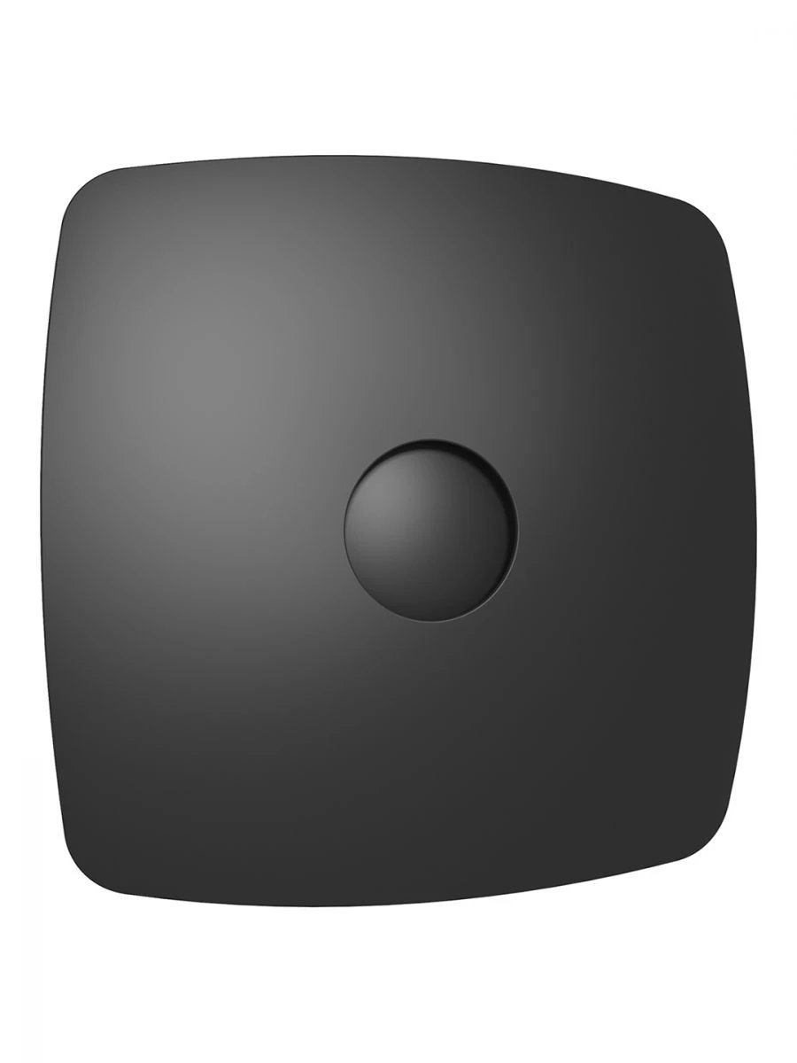 RIO 5C Matt Black SE Axial Exhaust Fan with Backdraft Damper