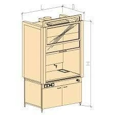 Wooden Fume Hood for Safe Research and Work