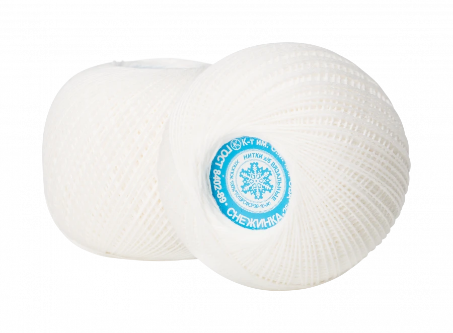 High-Quality Cotton Knitting Threads "Snowflake