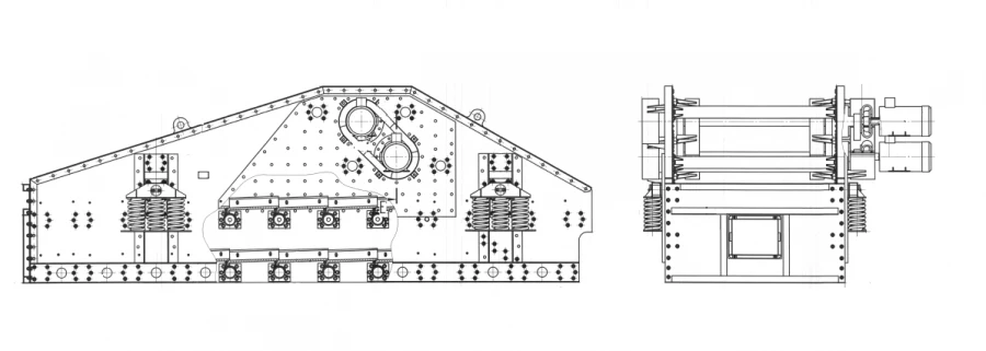 Inertia Vibratory Screen for Efficient Screening of Bulk Materials in Mining and Construction" GLI62VCH16