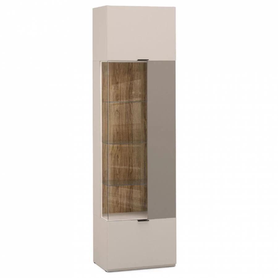 Left Showcase Cabinet "SOHO" FGB-02.DS/DV, 2134mm (Mokko)