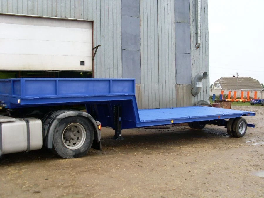 Heavy-Duty Semi-Trailer for Construction and Oversized Loads 931903