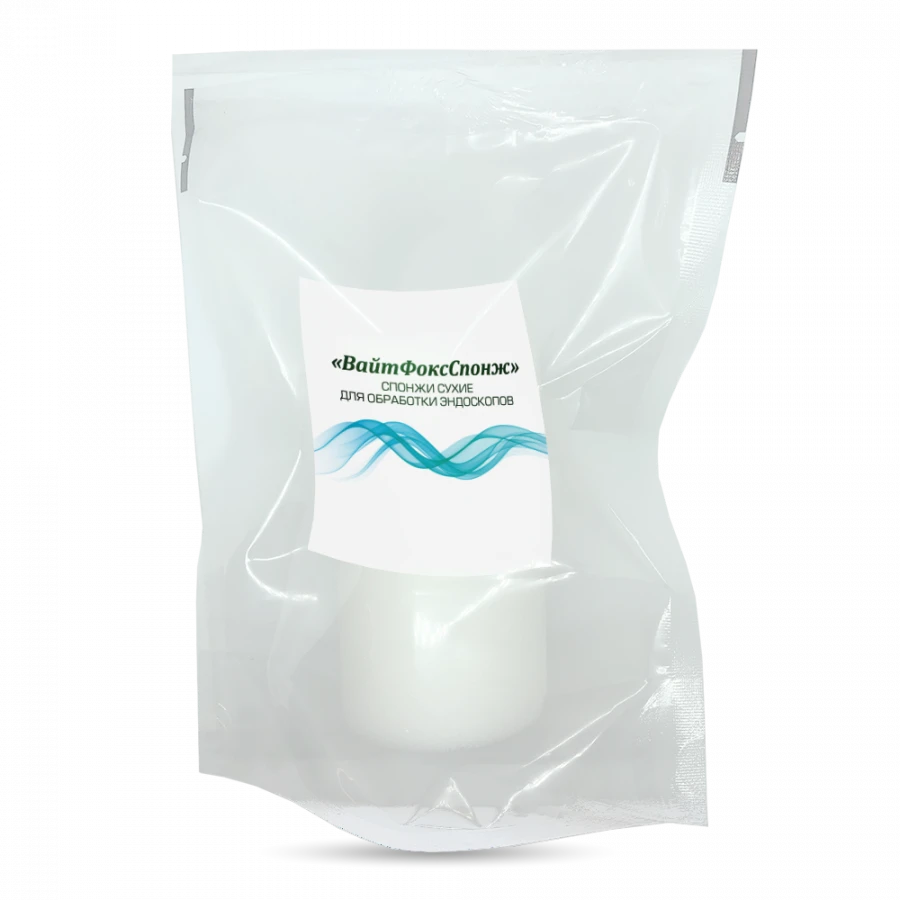 WhiteFoxSponge Dry Cleaning Sponges for Endoscopes and Instruments