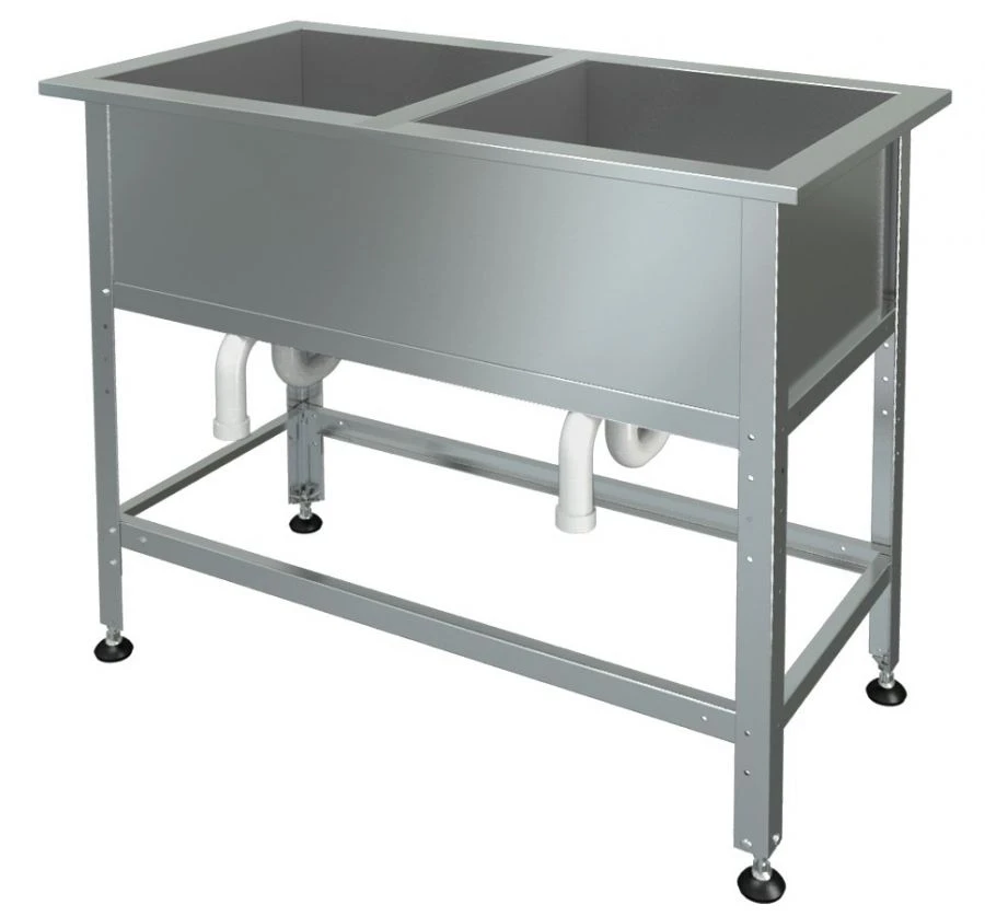 Commercial Dishwashing Sink M-2-0.45-0.55/1.8 (AISI 430)