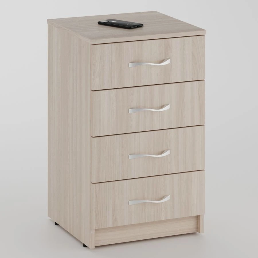 Stationary Cabinet with 4 Drawers